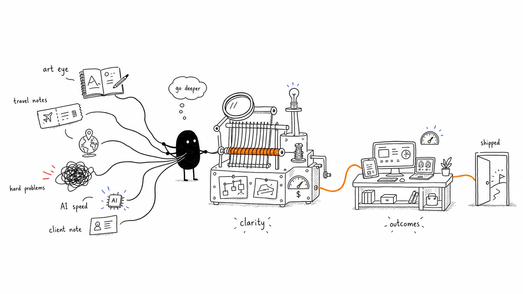How I work · illustration