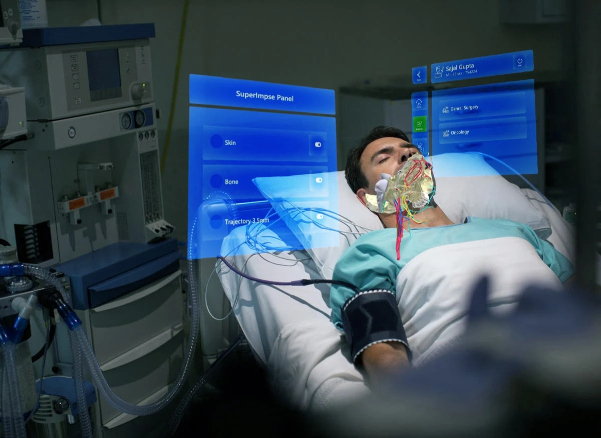 Mixed reality surgery