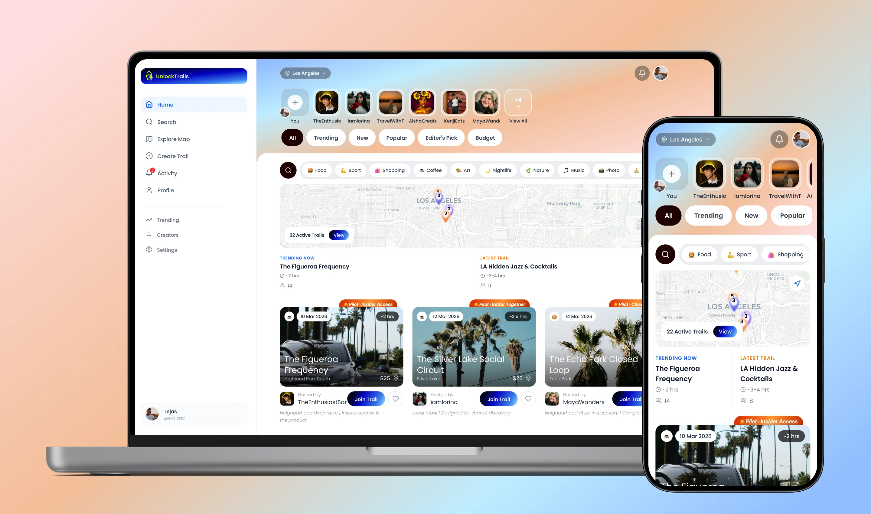 UnlockTrails product showcase