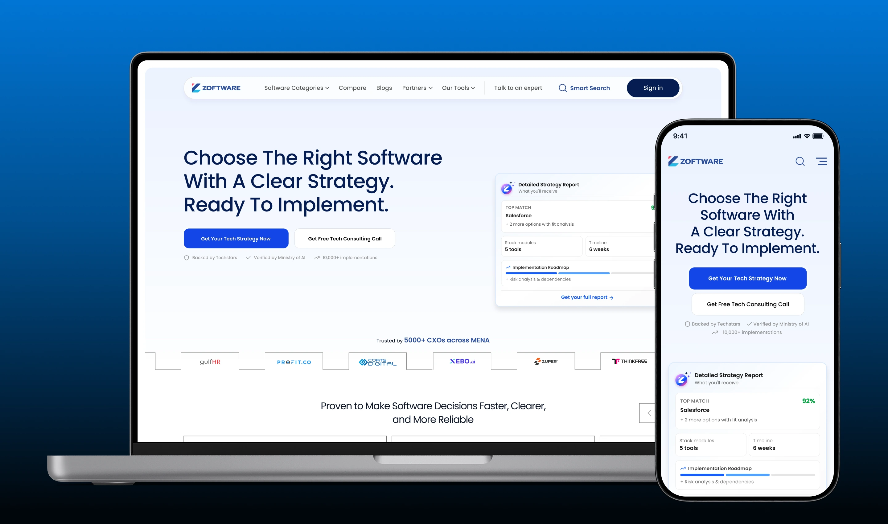 Zoftware product showcase